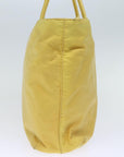 PRD Hand Bag Nylon Yellow Auth