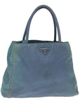 PRD Hand Bag Nylon Blue Auth