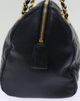 PRD Hand Bag Leather Navy Auth
