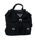 PRD Chain Shoulder Bag Nylon Black Auth A