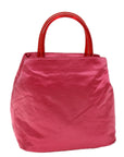 PRD Hand Bag Satin Pink Auth