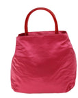 PRD Hand Bag Satin Pink Auth