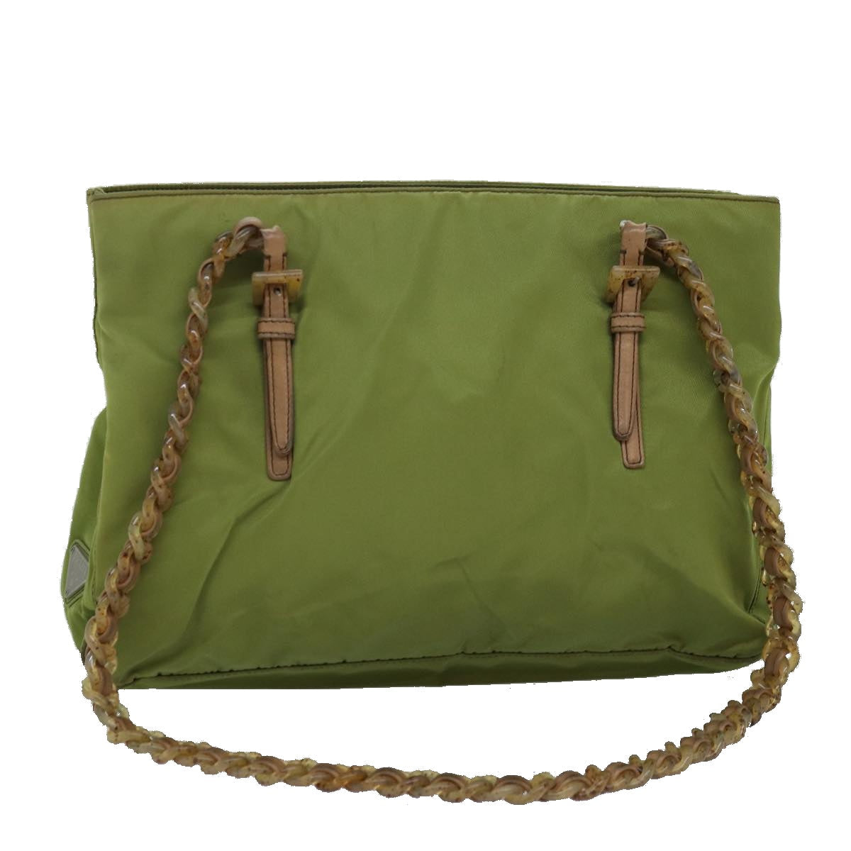 PRD Chain Tote Bag Nylon Khaki Auth