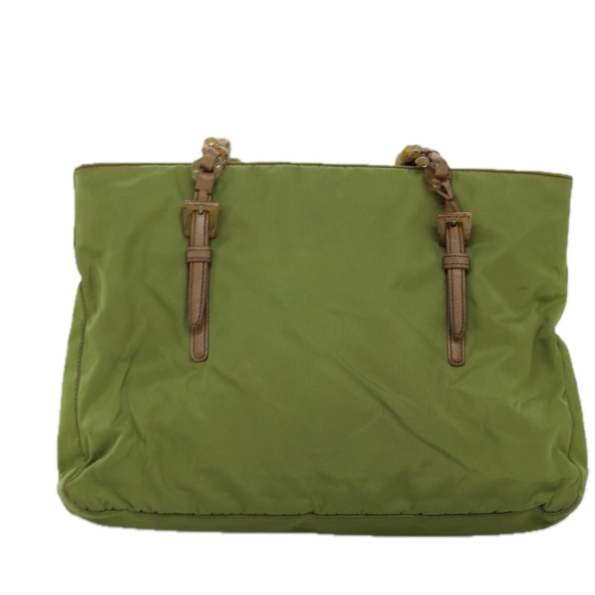 PRD Chain Tote Bag Nylon Khaki Auth