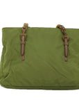 PRD Chain Tote Bag Nylon Khaki Auth