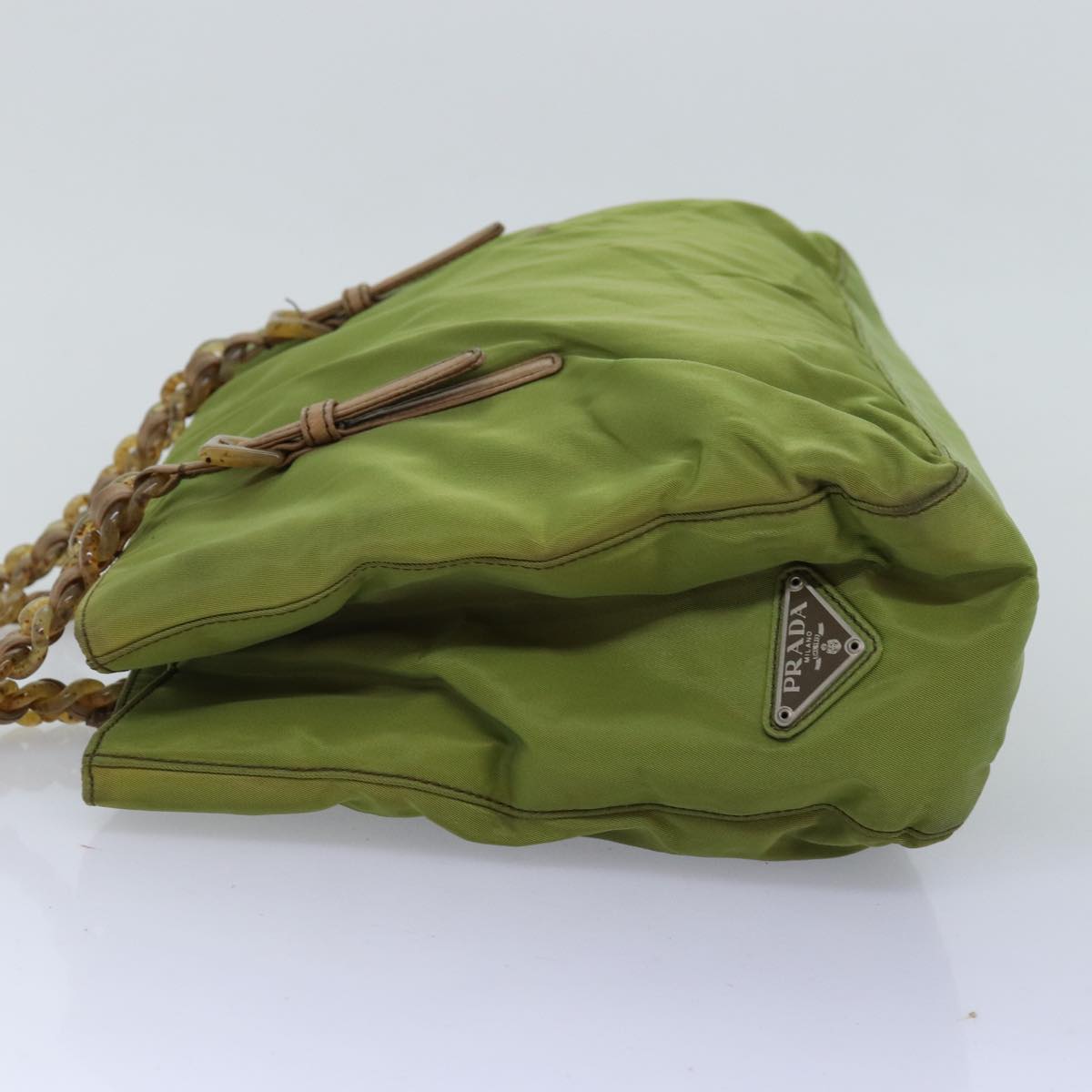 PRD Chain Tote Bag Nylon Khaki Auth