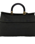 CHRISTIAN DOR Canage Hand Bag Nylon way Khaki Auth
