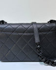 CHNL Caviar Quilted My Everything Small Flap So Black
