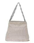 PRD Chain Shoulder Bag Nylon Gray Auth