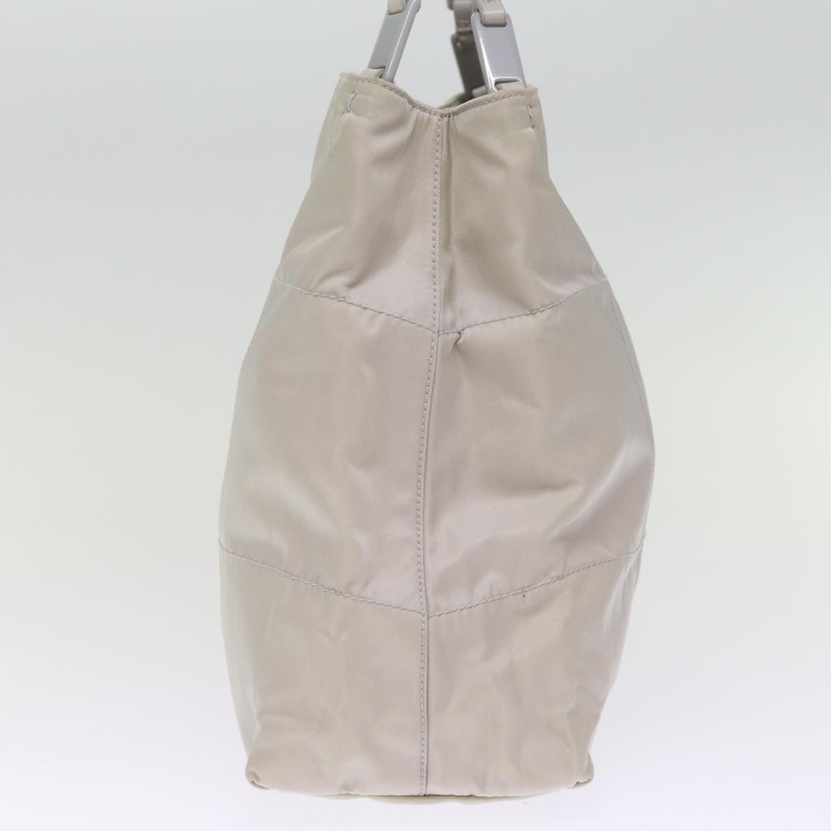 PRD Chain Shoulder Bag Nylon Gray Auth