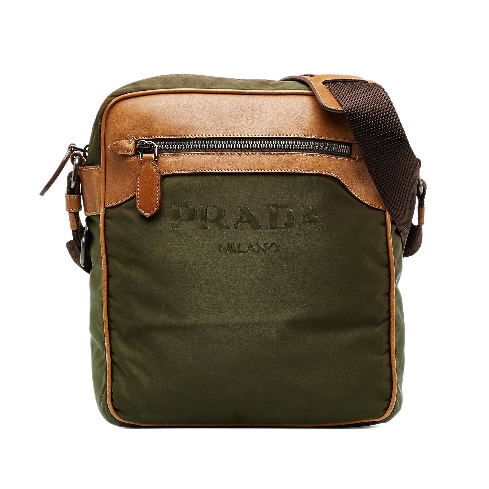 PRD Canapa Logo Tessuto Crossbody Crossbody Bag