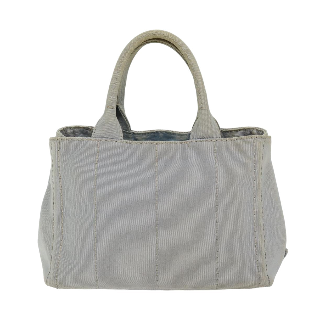 PRD Canapa PM Hand Bag Canvas way Gray Auth