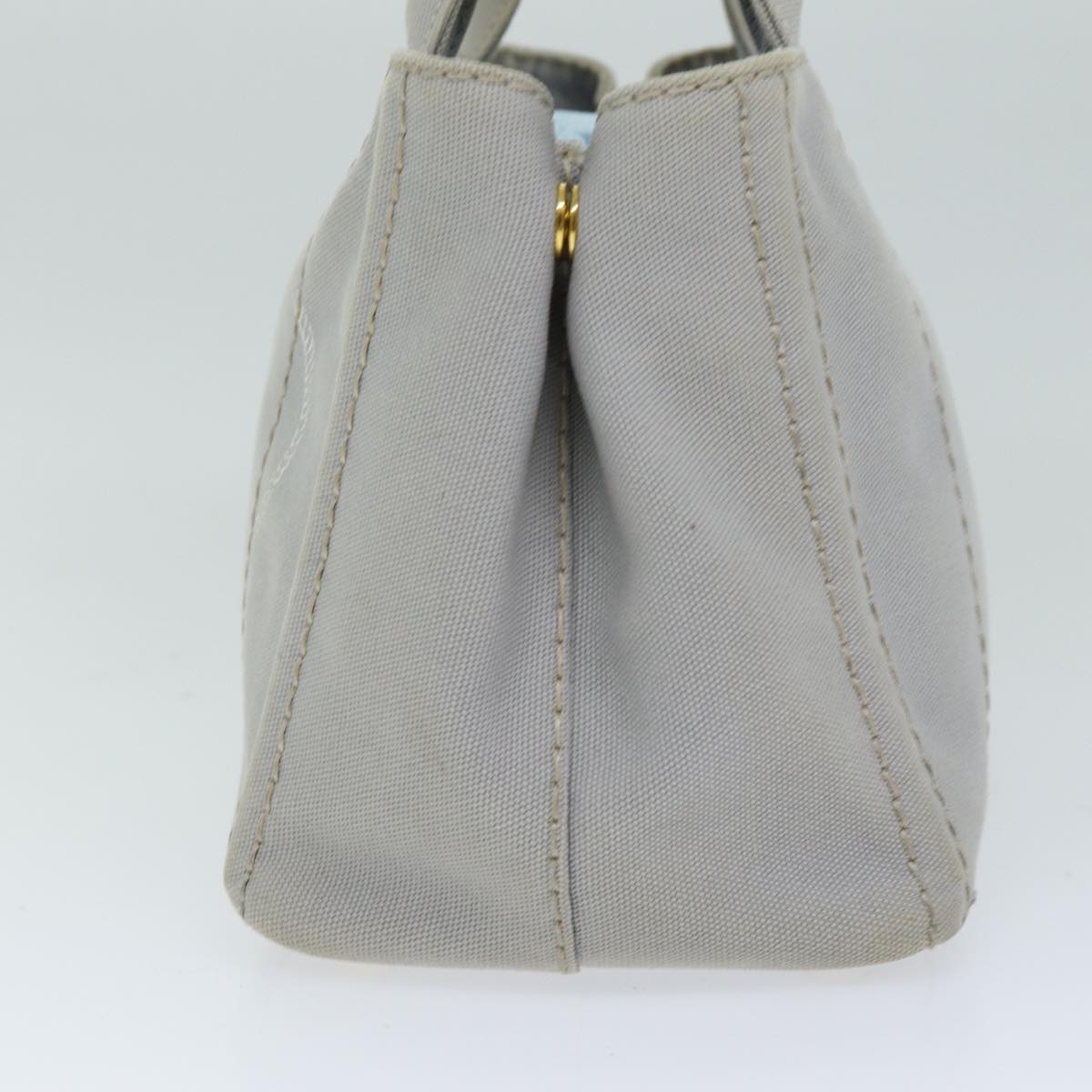 PRD Canapa PM Hand Bag Canvas way Gray Auth