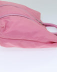 PRD Hand Bag Nylon way Pink Auth