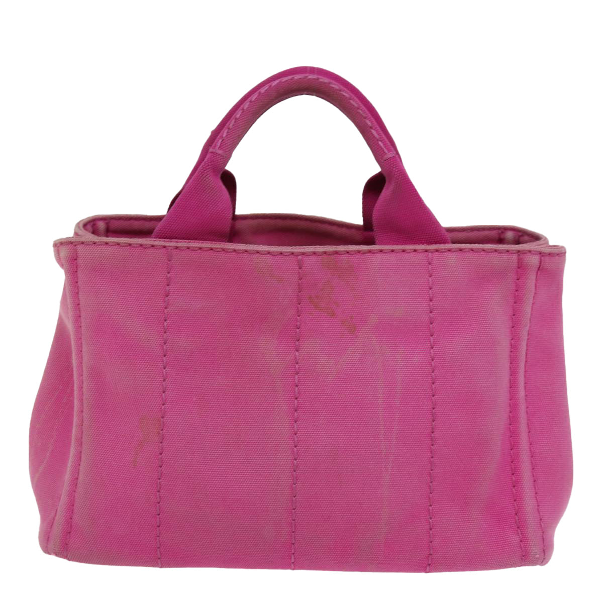 PRD Canapa PM Hand Bag Canvas way Pink Auth