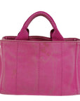 PRD Canapa PM Hand Bag Canvas way Pink Auth