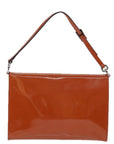 PRD Hand Bag Enamel Orange Auth