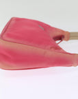 PRD Hand Bag Nylon Pink Auth