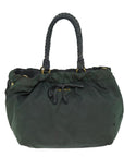 PRD Hand Bag Nylon way Khaki Auth
