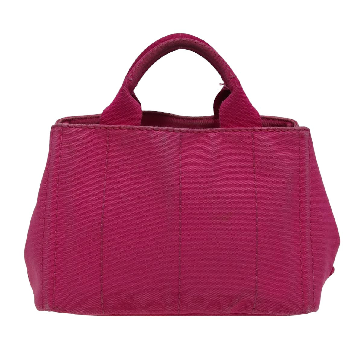 PRD Canapa PM Hand Bag Canvas Pink Auth