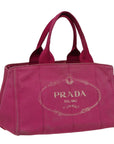 PRD Canapa MM Hand Bag Denim Pink Auth