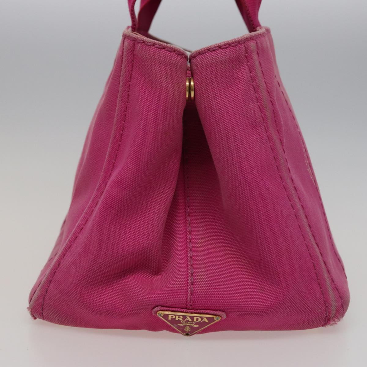 PRD Canapa MM Hand Bag Denim Pink Auth