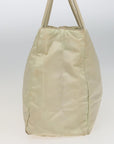 PRD Hand Bag Nylon White Auth