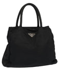 PRD Hand Bag Nylon Black Auth