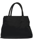 PRD Hand Bag Nylon Black Auth