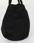 PRD Hand Bag Nylon Black Auth