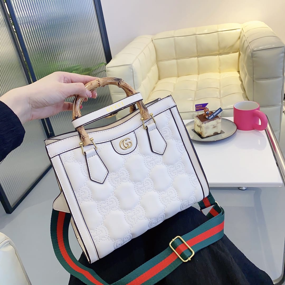 GCCI Diana Handbag Bamboo Handle Tote