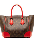 Brown LV Monogram Phenix PM Satchel