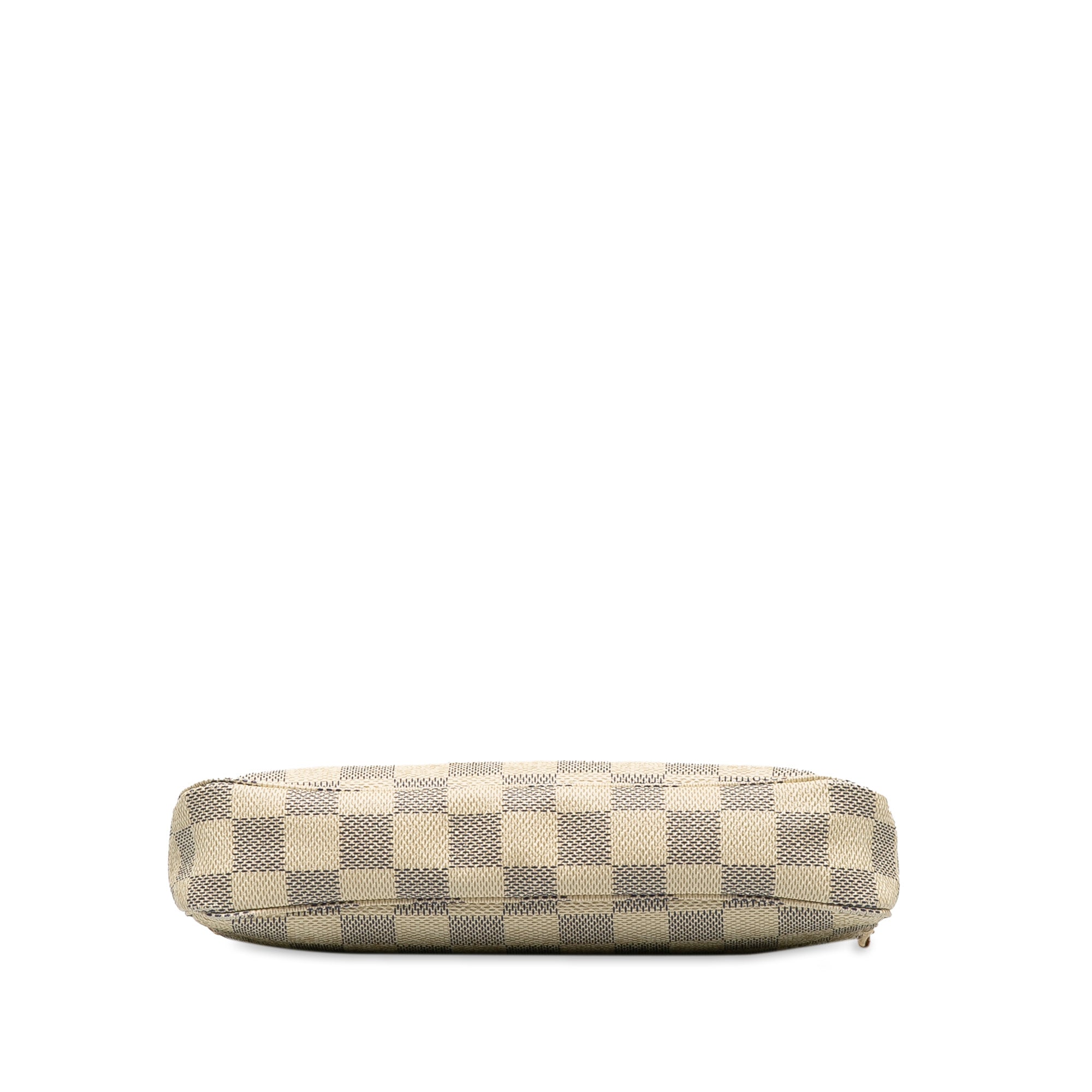 Beige LV Damier Azur Pochette Accessoires