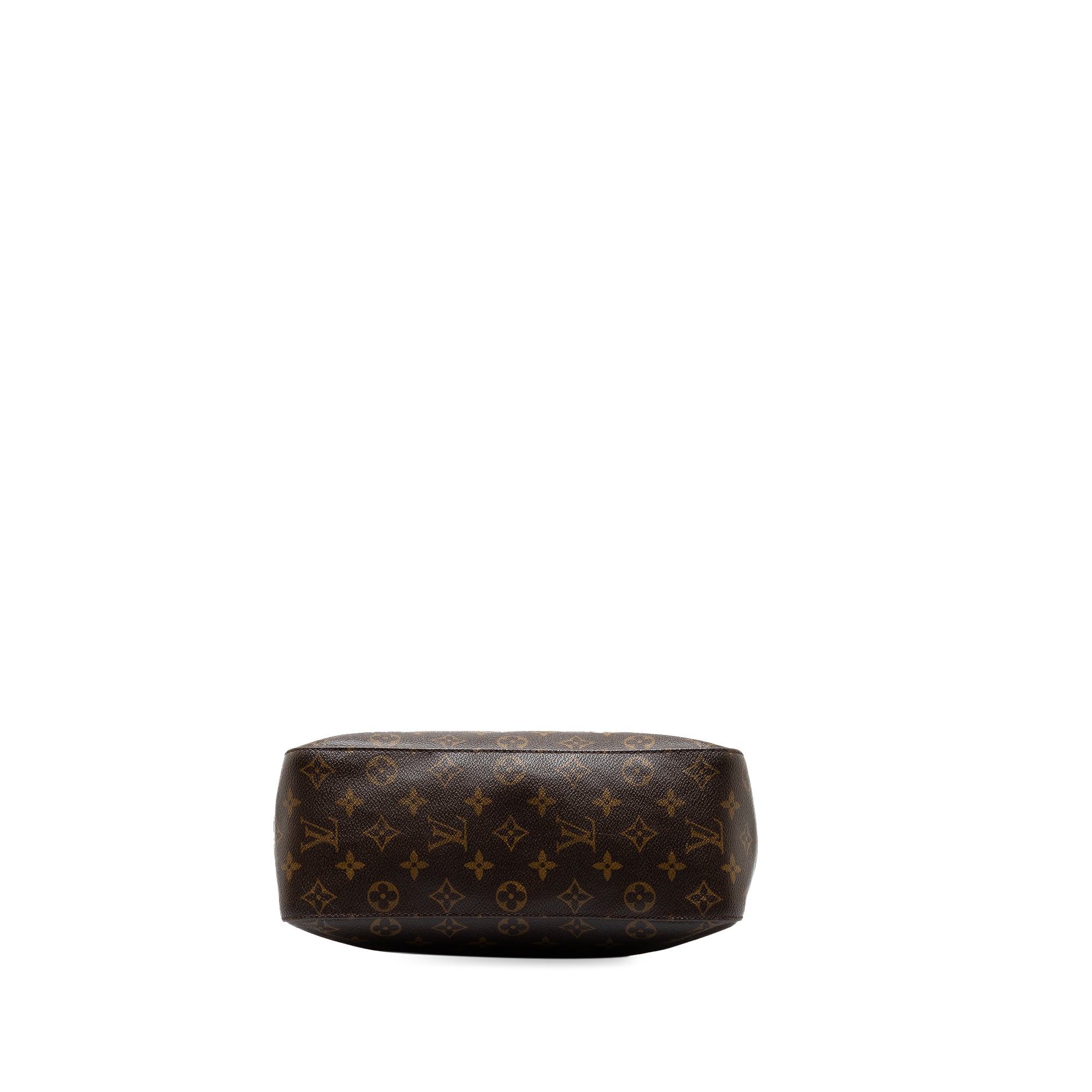 Brown LV Monogram Looping GM Shoulder Bag