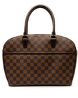 Brown LV Damier Ebene Sarria Horizontal HandBag