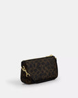Nolita 19 In Loved Signature Canvas With Charms (Gold/Brown)