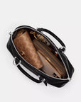 Lara Satchel Bag (Gold/Chalk)