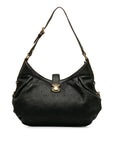 Black LV Monogram Mahina XS Crossbody Bag