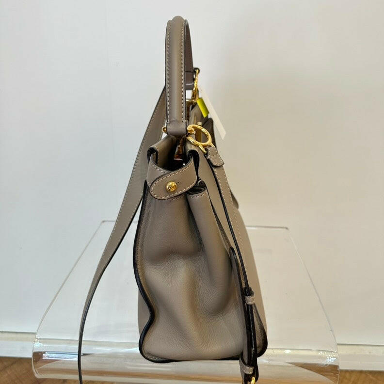 FNDI Leather Peekaboo 2Way Bag