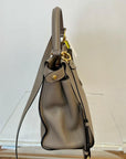 FNDI Leather Peekaboo 2Way Bag