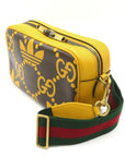 GCCI adidas Shoulder Bag Shoulder Bag Leather Pig S Mens Brown / Yellow