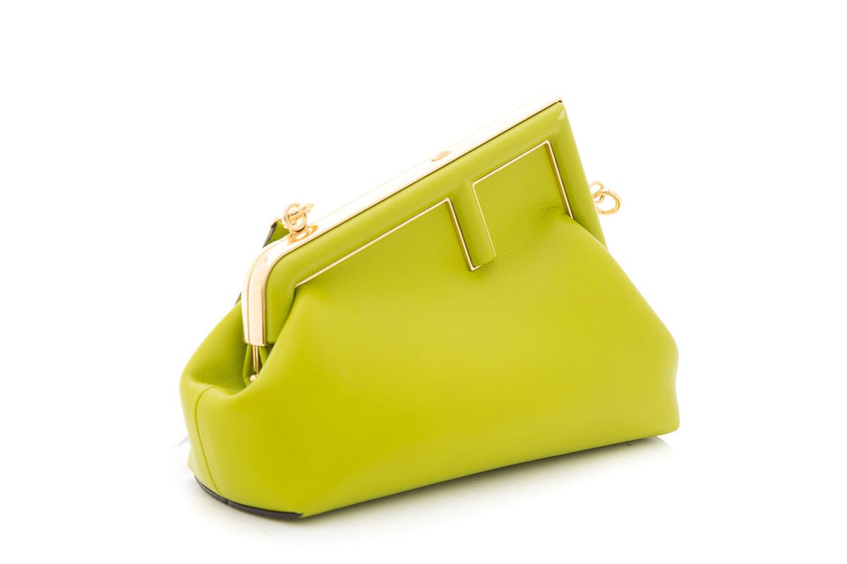 FNDI Lime First Midi Handbag (Small)