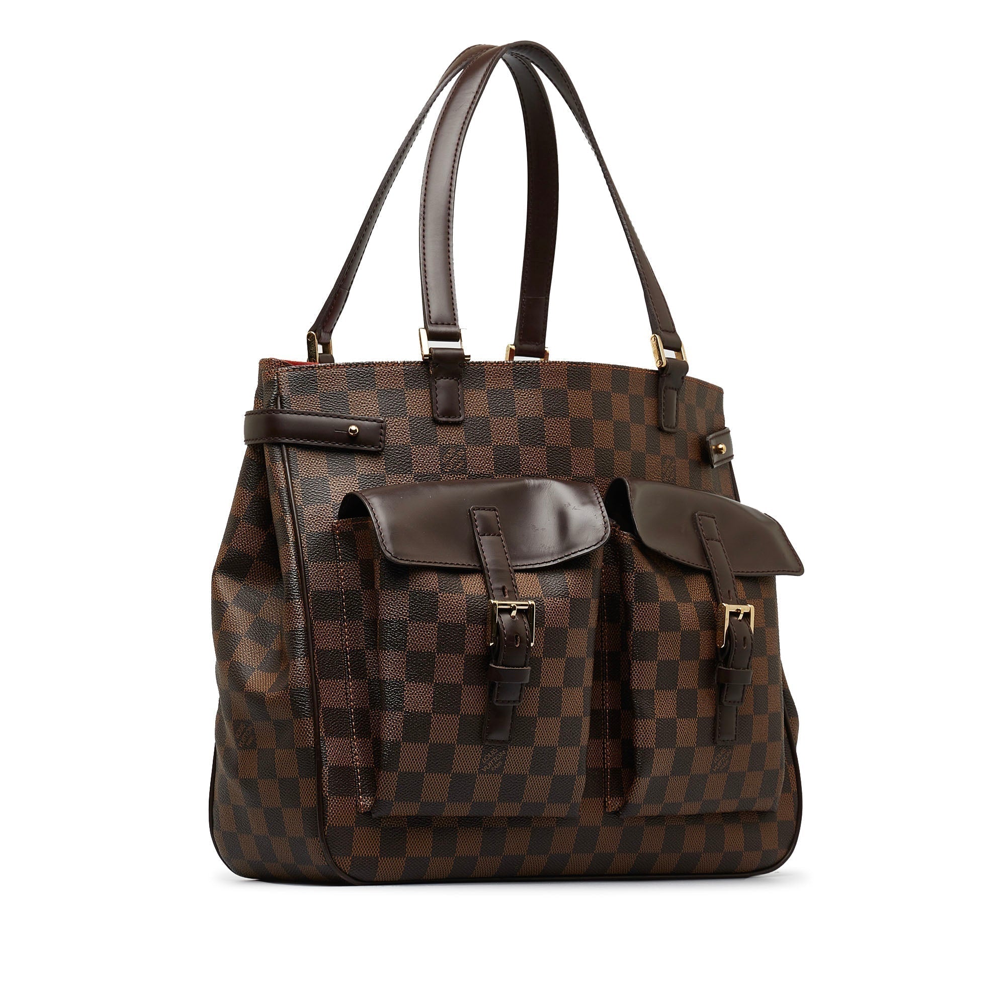 Brown LV Damier Ebene Uzes Tote Bag