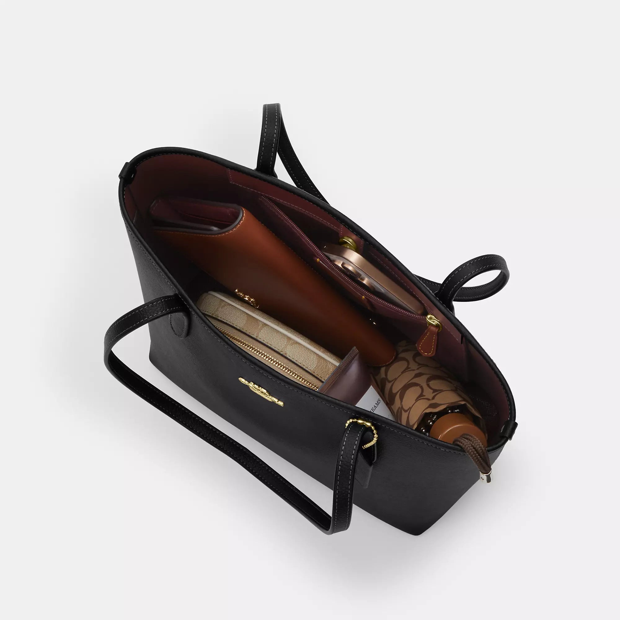 Medium City Tote Bag (Gold/Black)