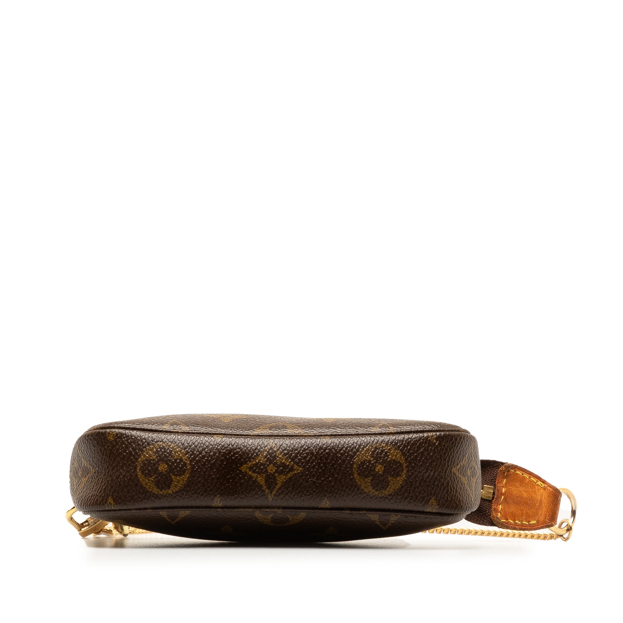 Brown LV Monogram Mini Pochette Accessoires Shoulder Bag