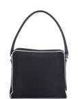 PRD BR TESSUTO FLORAL HANDBAG NERO BLACK FABRIC, WITH CARD & DUST COVER