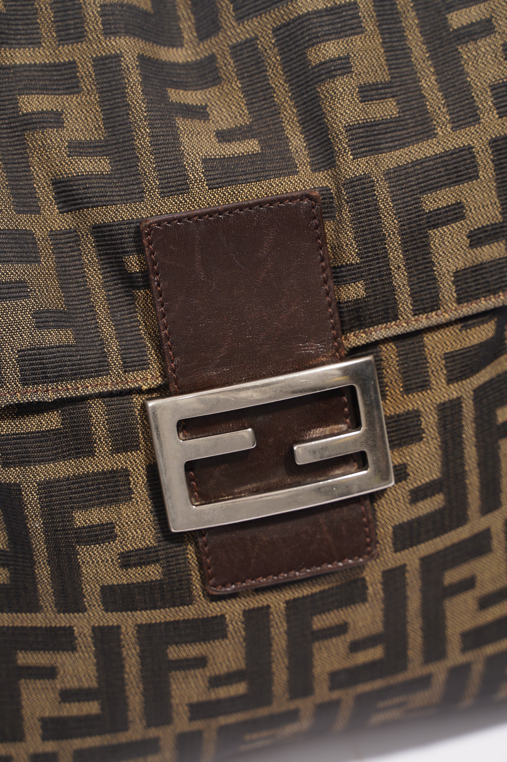 FNDI Mamma Baguette Brown Zucca Canvas