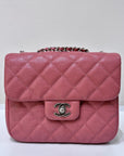 CHNL Caviar Quilted Small Urban Companion Flap Pink