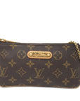 Brown LV Monogram Pochette Milla MM Shoulder Bag