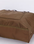 PRD BR BROWN NYLON TOTE BAG, WITH ZIPPER, CARD & DUST COVER